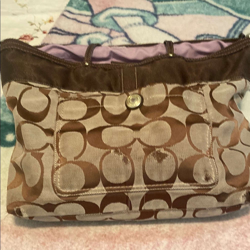 Brown Patterned Women's Bag